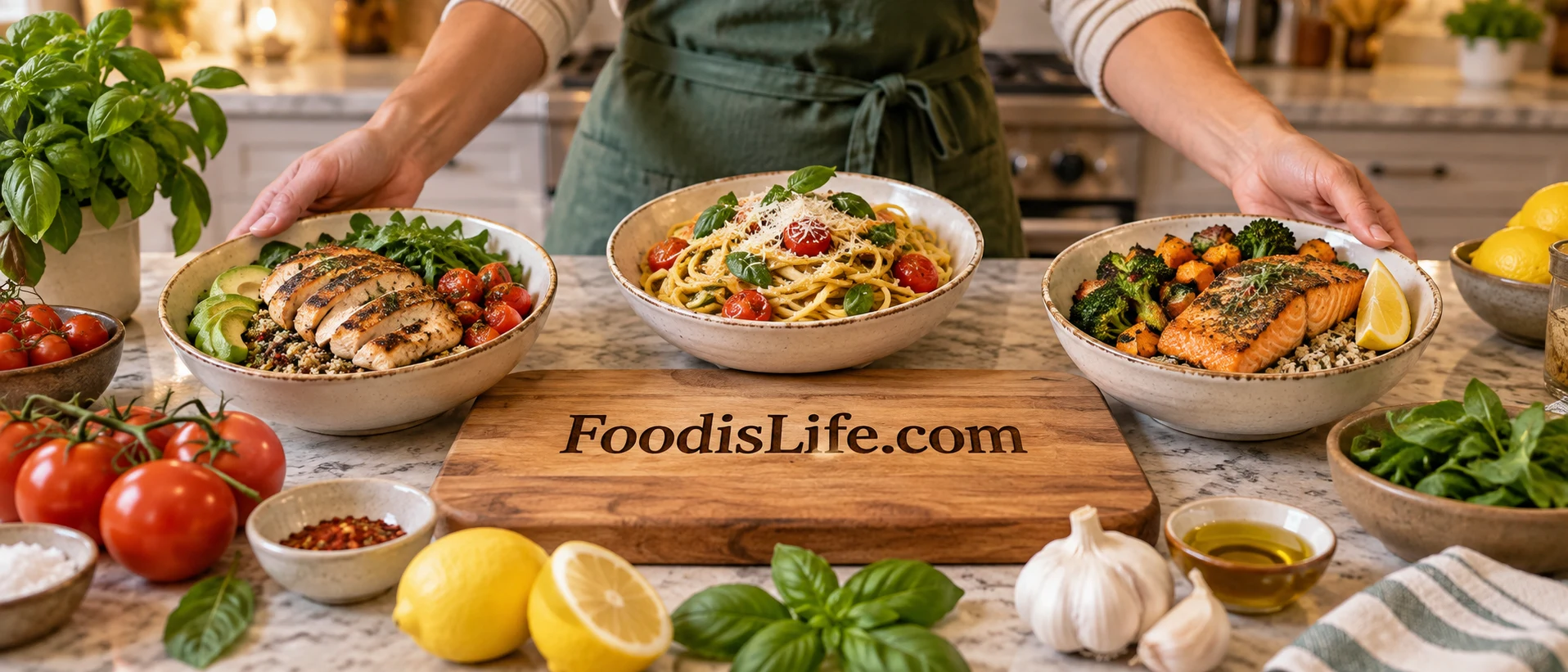 A cook preparing a practical weeknight meal